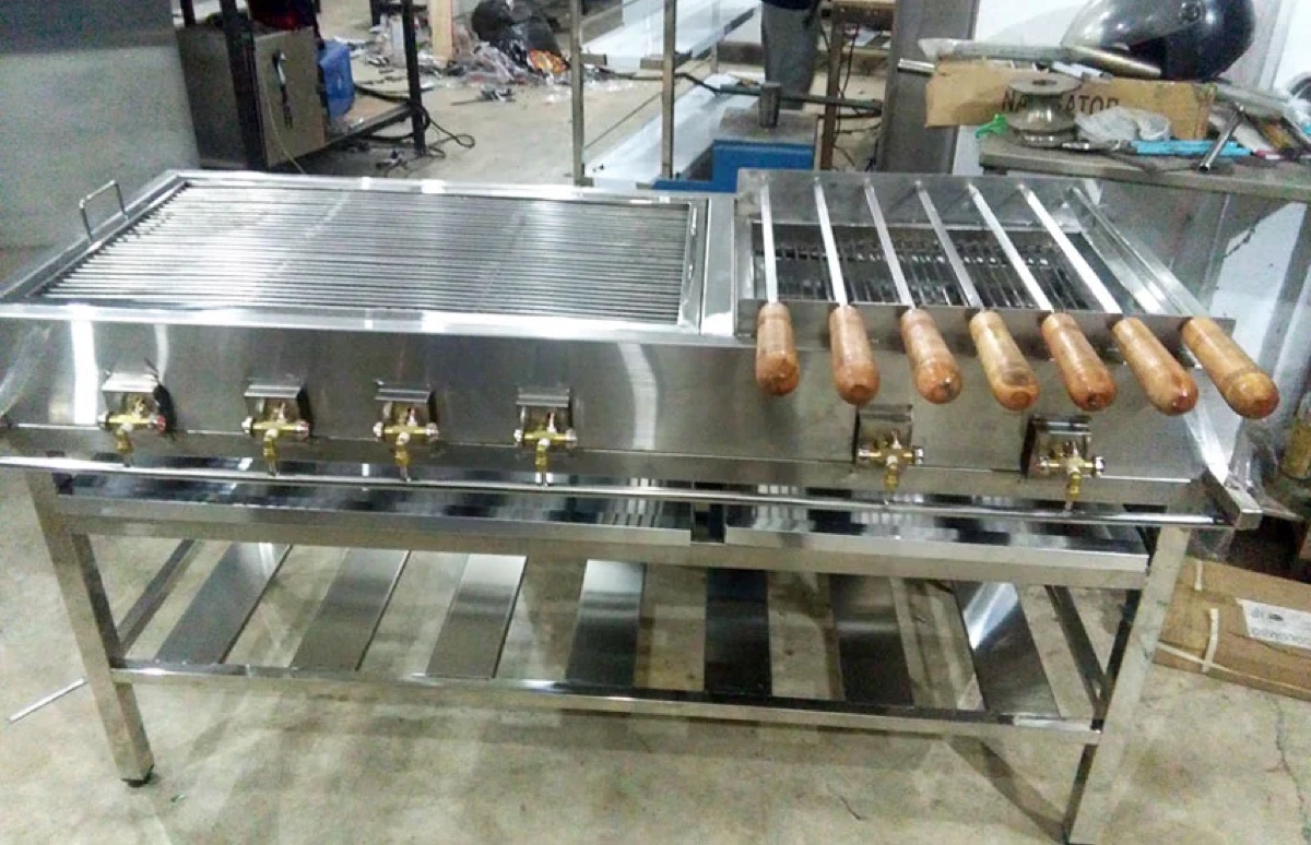 BBQ grill and kottu cooker