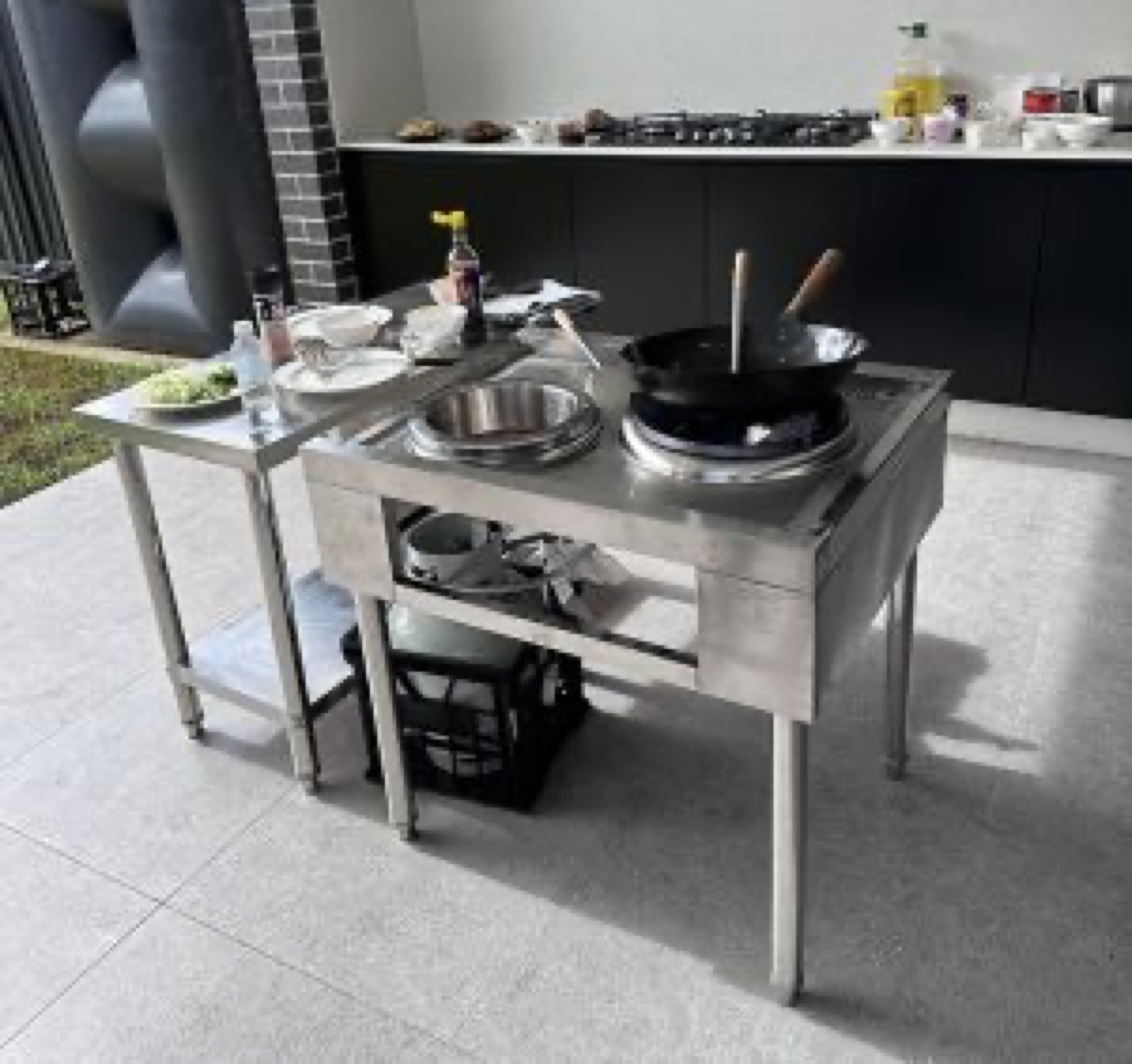 High pressure gas burner