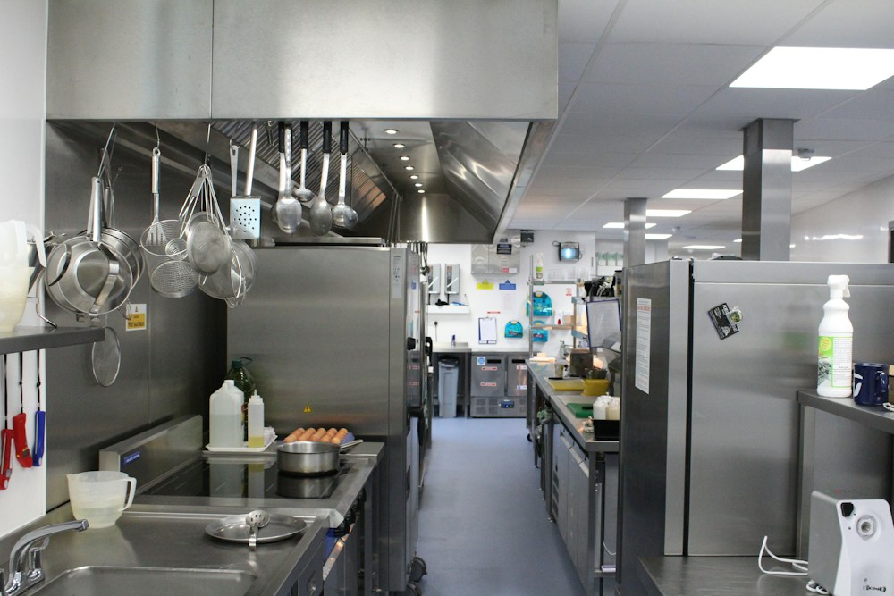 Prep station and worktables